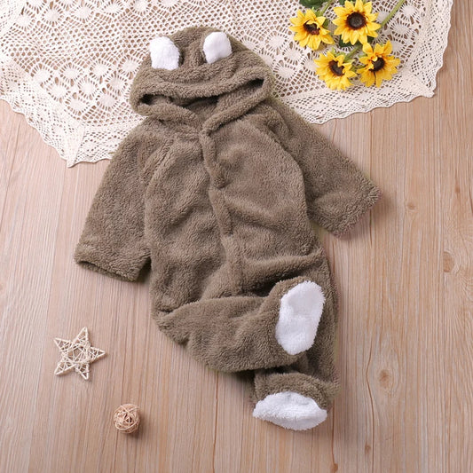 Adorable Baby Bear Jumpsuit